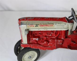 Detail view of the Hubley Ford 961 Powermaster Tractor with plow