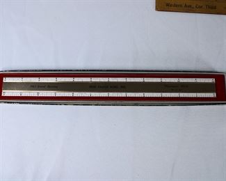 Muskegon advertising ruler, Fred Knack Ford, Inc.