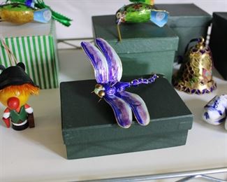 Cloisonne dragonfly ornament