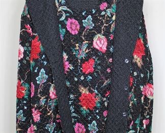 Tania Nardi reversible crinkle stretch top and jacket - Size L