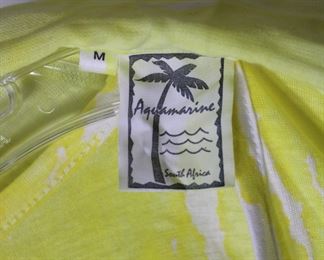 Label on layered set from Aquamarine South Africa - Size M