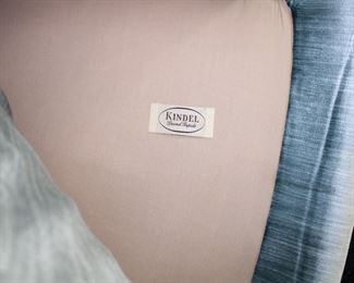 Label on the swivel club chairs