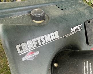 Craftsman snow blower