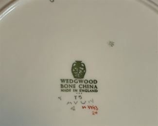 Mark on Wedgwood Avon pattern dishes