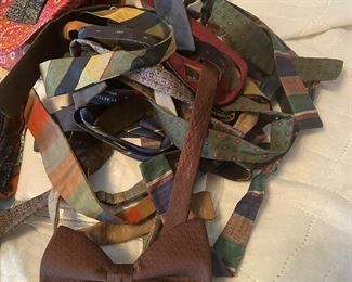HUGE Selection of vintage men's bow ties from the 1950's to 1970's