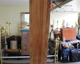 Bottom of the old wooden Clipper Sports Alpine toboggan