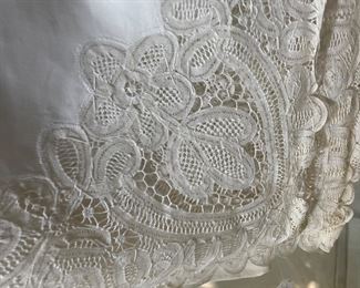 Detail on Belgian napkins