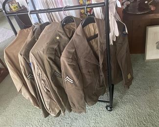 Vintage U.S. Army uniforms 