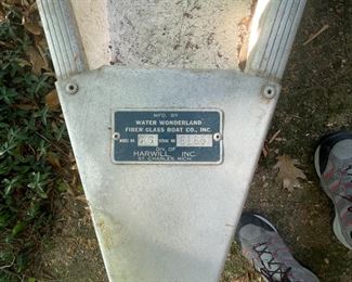 Vintage Aero Craft Canoe in great unrestored condition!