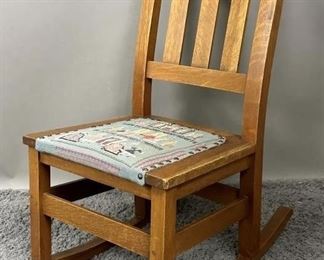 1902 Stickley Bros. Quaint Furniture Rocking Chair
