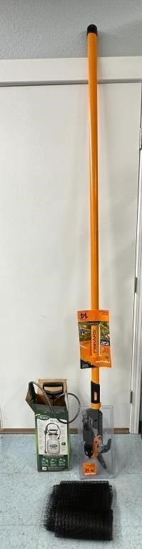 Fiskars 14" Pole Saw/Pruner, Multi-Use Sprayer
