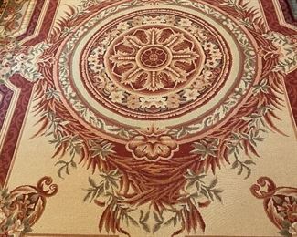 Needlepoint Hand Loomed Rug