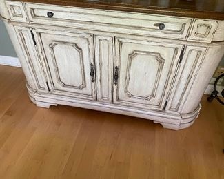 Collection Reproduction Tuscany Sideboard. Distressed with Drawer/Storage