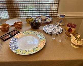 Decorative Judaica Serve Ware