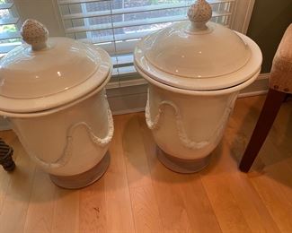 Decorative Covered Urns