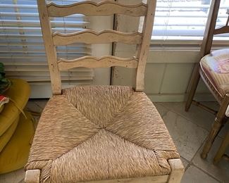 Rooster Side Chair with Rush Seat