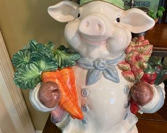 Kaldun & Bogle Ceramic Bistro Chef Pig