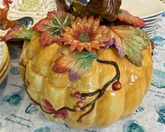 Fitz Floyd Harvest Collection. Soup Tureen