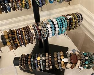 Hand Made Jewelry by my Client. Natural Stones, Crystals