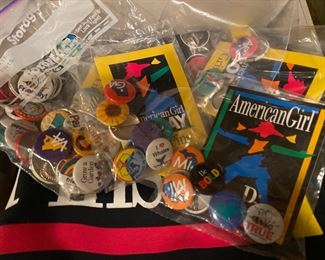 American Girl Grin Pin, Pins, NRFP