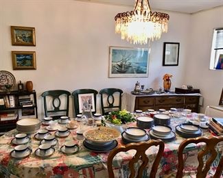 Dishes, tea cups, dining items etc.
