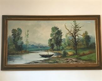 Lovely oil on canvas