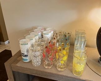 vintage glasses glassware
