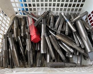 Over 200 taps of various sizes.