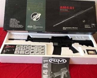 AIM AM4 A1 Airsoft SemiFull Rifle 1  NIB