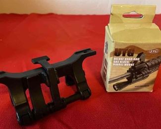UTG Quad Rail, Gas Block Barrel Mount More
