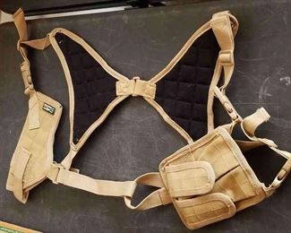 Numerous Pair Horizontal Shoulder Holsters