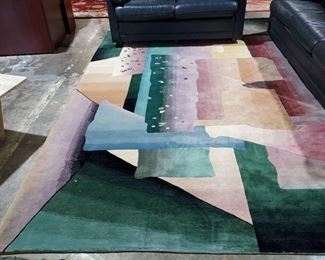 Colorful Geometric Pattern Area Rug