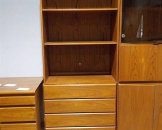 Wood Grain Look Wall Unit Bookcase 1 Dixie from Scova Furniture