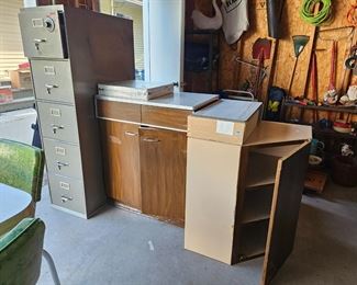 Metal cabinets
