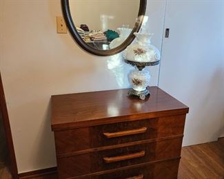 Cedar chest with bottom drawer