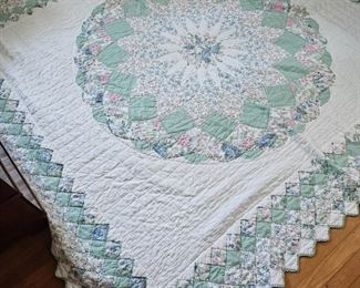 Very old and handmade quilt in great condition.