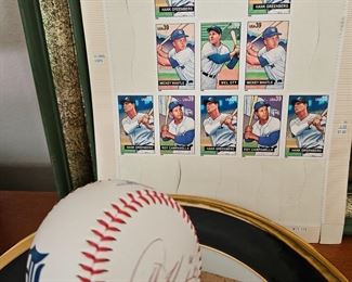 Signed Willie Horton baseball 