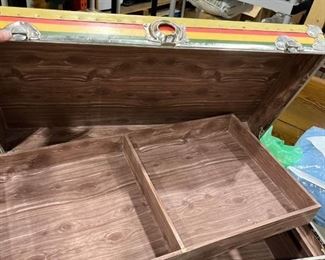 Steamer chest with insert 31 x 17 x 13 with key