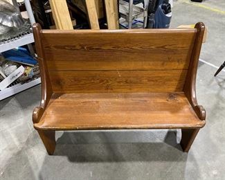Church pew 41 x 16 x 32