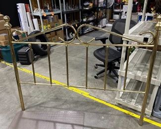Brass full size headboard 48 high