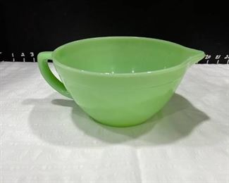 Jadeite Fire King batter bowl