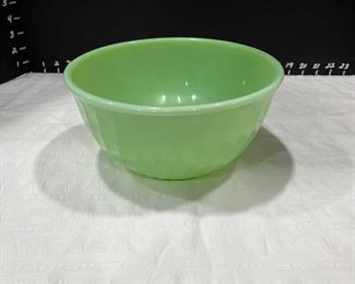 Jadeite Fire King mixing bowl
