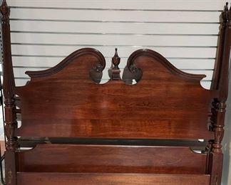 Lovely 4 Poster Full Size Bed Headboard and Footboard