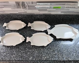 Fish platters and plates 