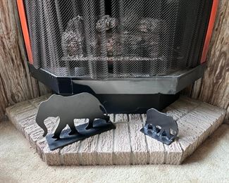 Steel elephant decor 