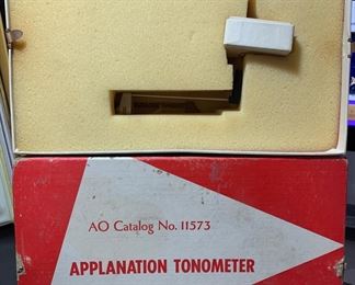 American Optical Applanation Tonometer 