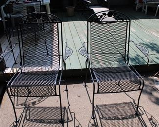 Great outdoor chairs set of three 