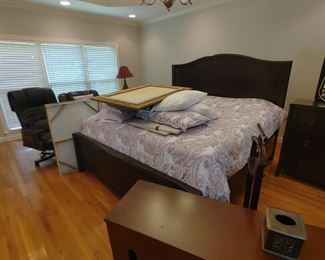 Darker Wood King Bed