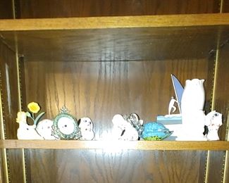 Decor Items on Shelf