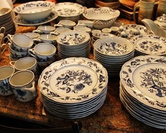 Blue Danube of Japan elegant dish set.